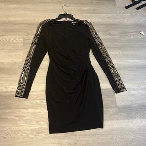 Black Form Fitting Evening/Cocktail Dress